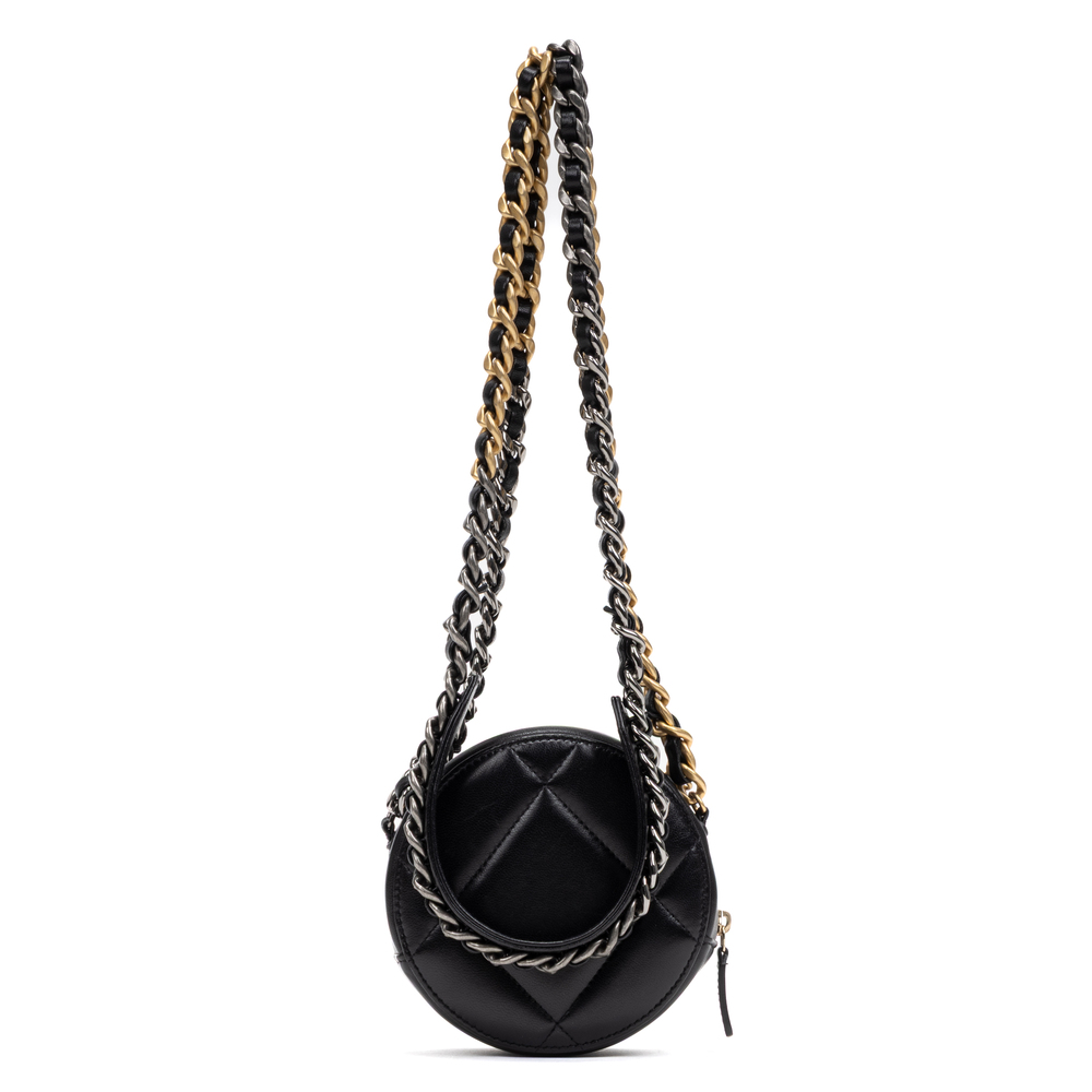 Chanel 19 Round Chain Clutch Small - Picture 5 of 11